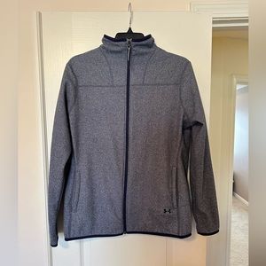 Under Armour Full Zip Hoodie Women’s Size M Blue/Navy